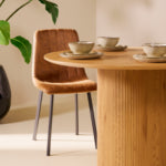 Eetkamerstoel Minsk - Microleder Cognac