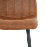 Eetkamerstoel Minsk - Microleder Cognac