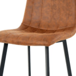 Eetkamerstoel Minsk - Microleder Cognac