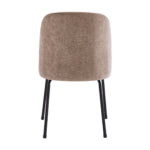Vero Eetkamerstoel fluweel - Taupe