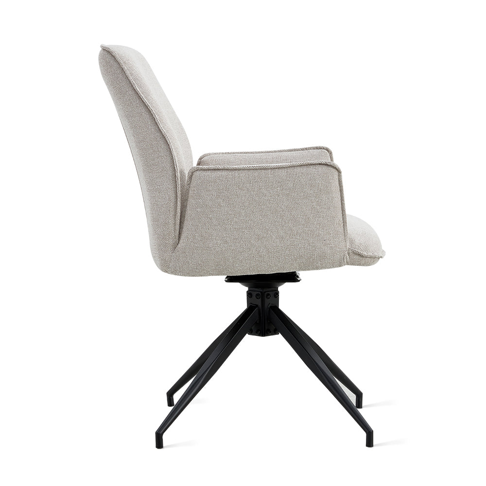 Eetkamerstoel Jill Linnen Beige