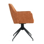 Eetkamerstoel Tess - Stof Roest