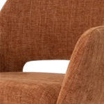 Eetkamerstoel Tess - Stof Roest