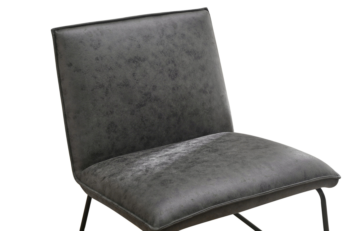 Fauteuil James - microleer antraciet