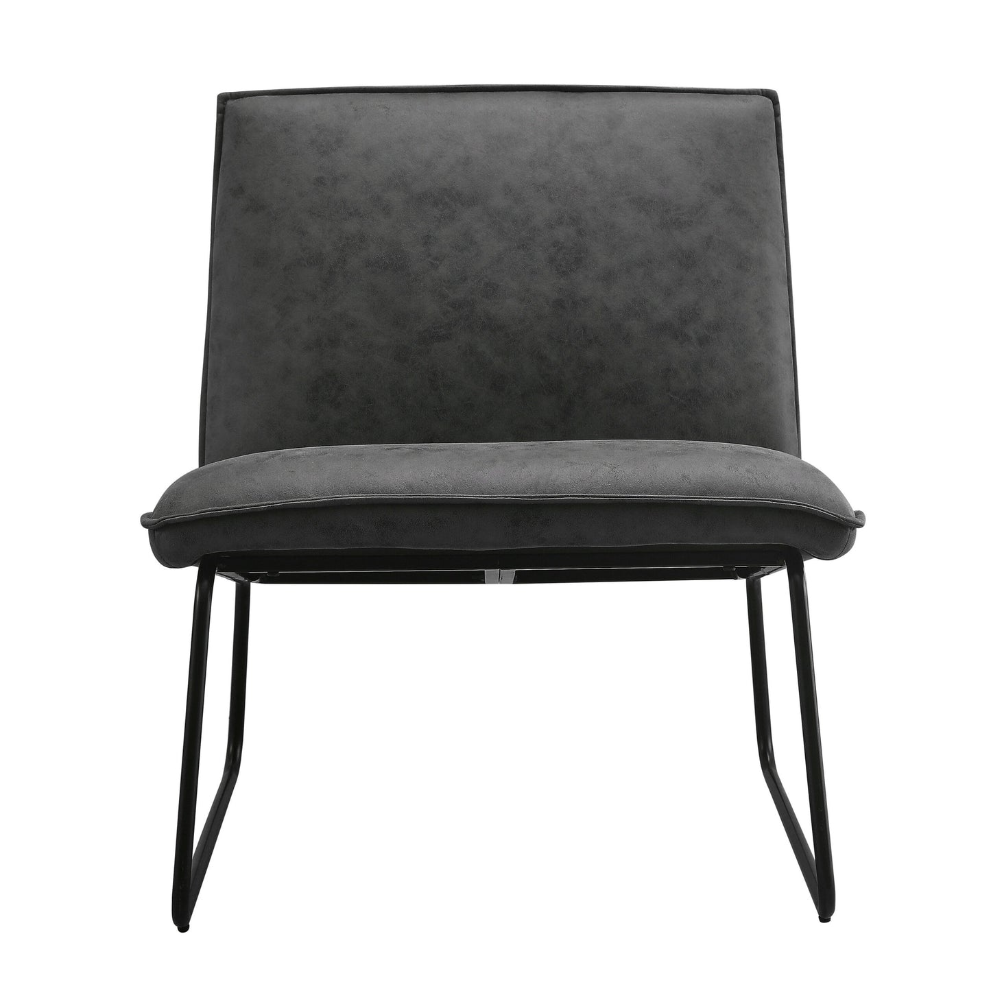 Fauteuil James - microleer antraciet