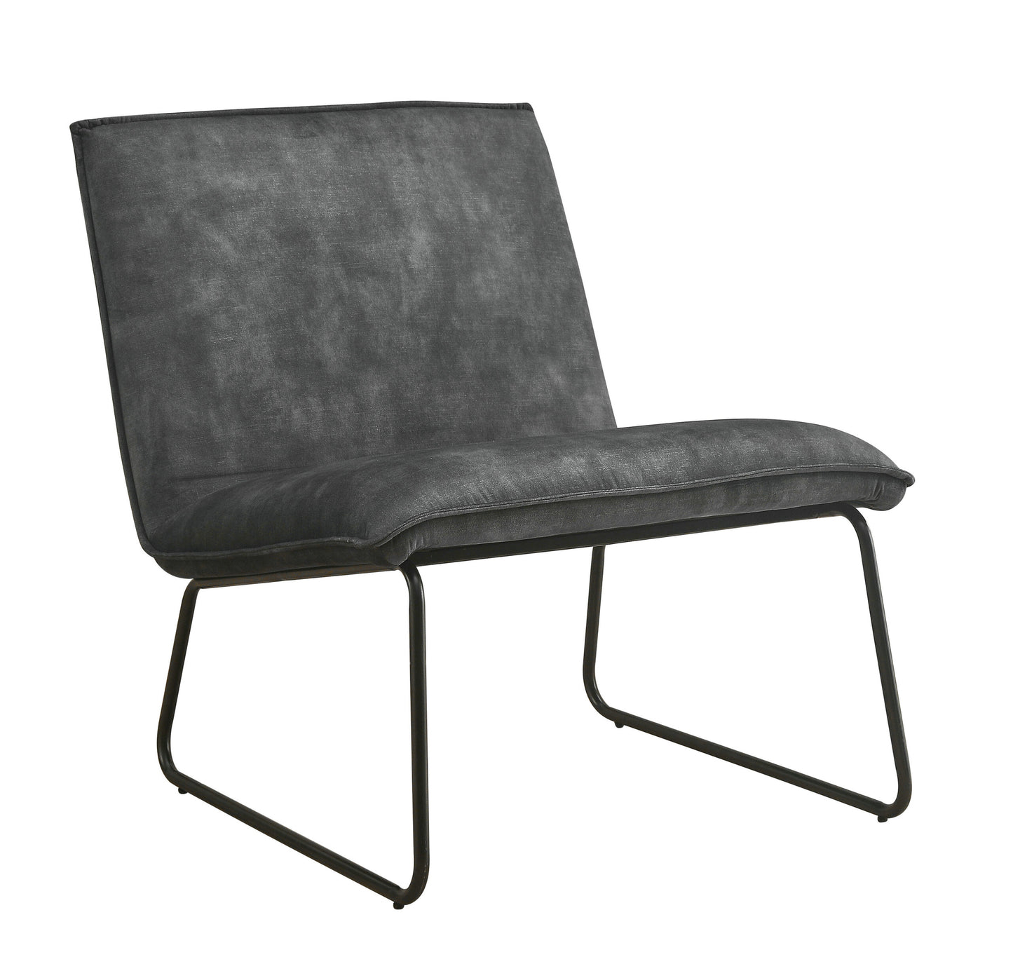 Fauteuil James - Fluweel Antraciet