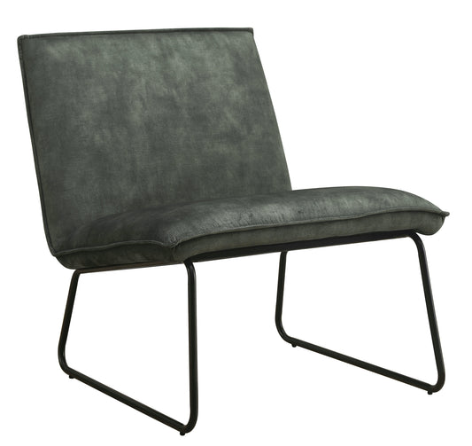 Fauteuil James - fluweel groen