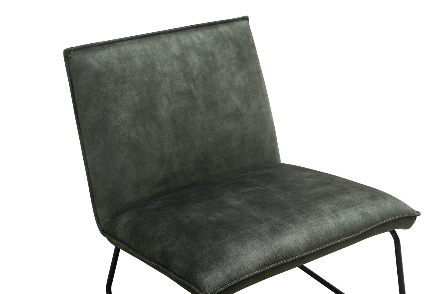 Fauteuil James - fluweel groen