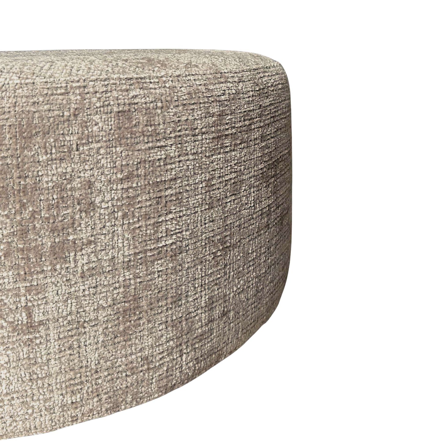 My Sofa Poef | Rond | 60 cm | Cremona 14 | Taupe