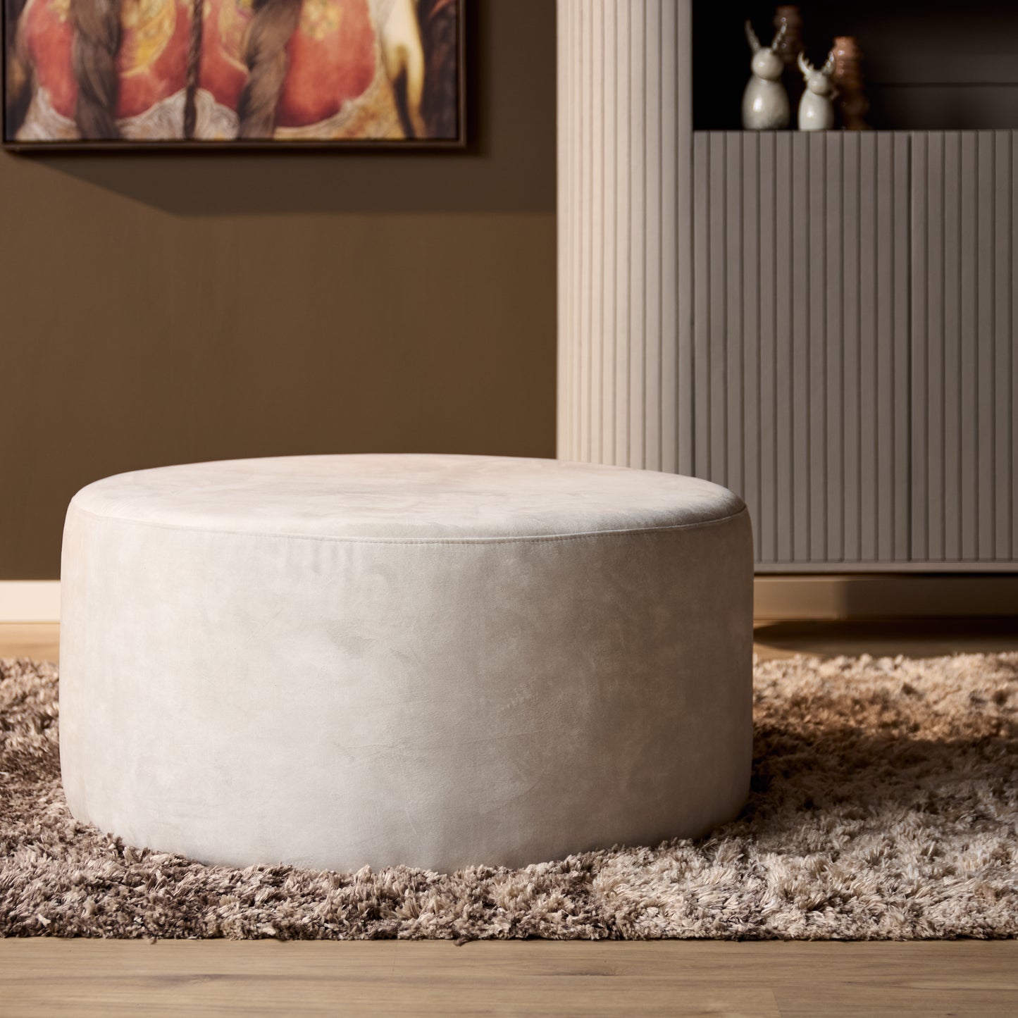 My Sofa Poef | Rond | 80 cm | Adore 102 | Crème