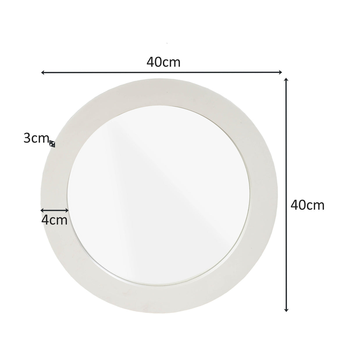 Spiegel Dide | 40 cm | Sand