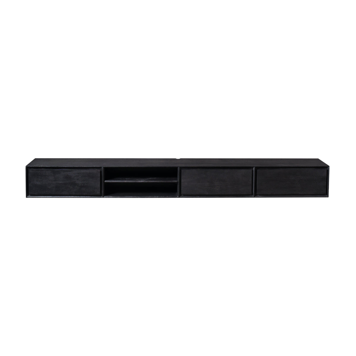 Zwevend tv meubel Ambiance Zwart | 240 cm