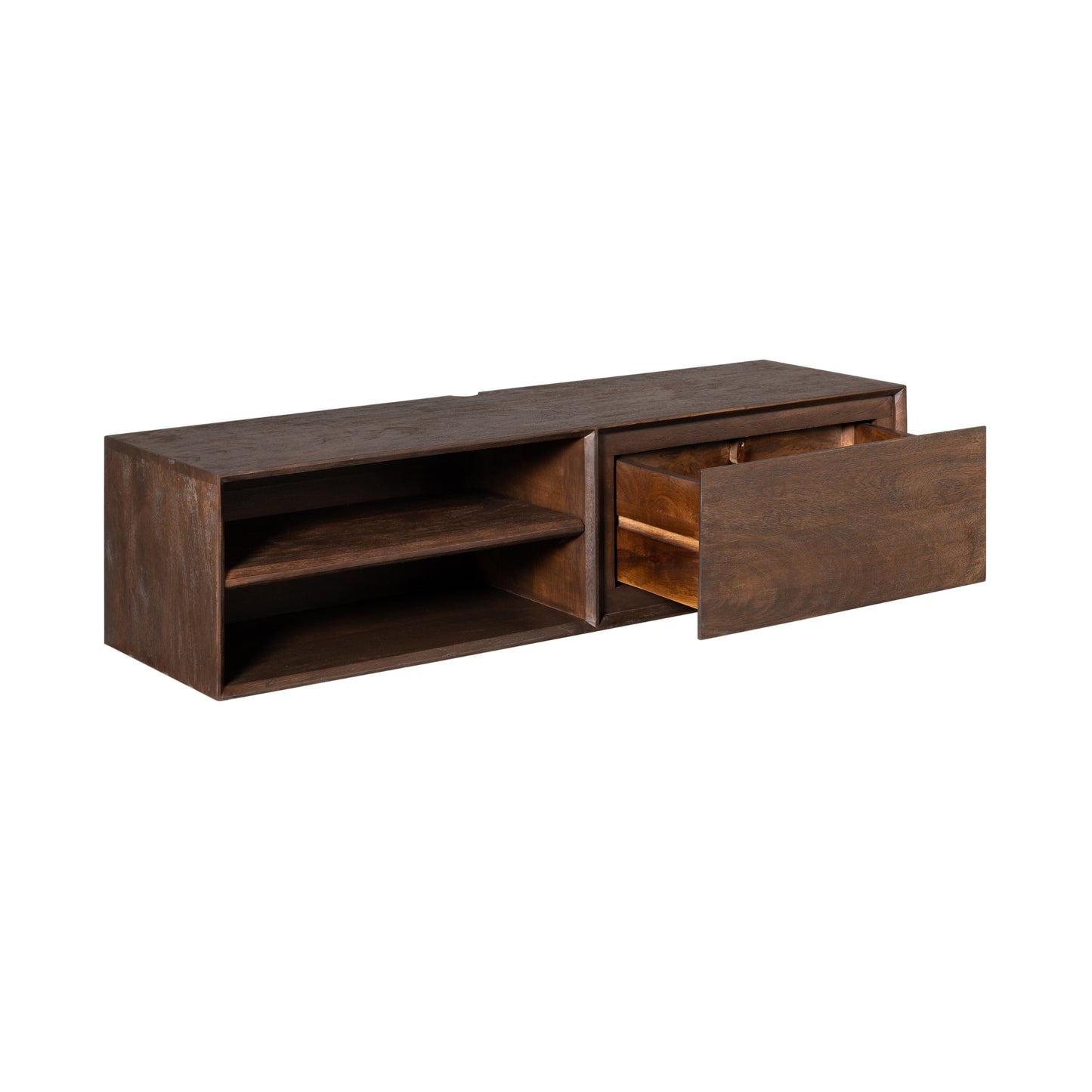 Zwevend tv-meubel Ambiance Bruin | 120 cm