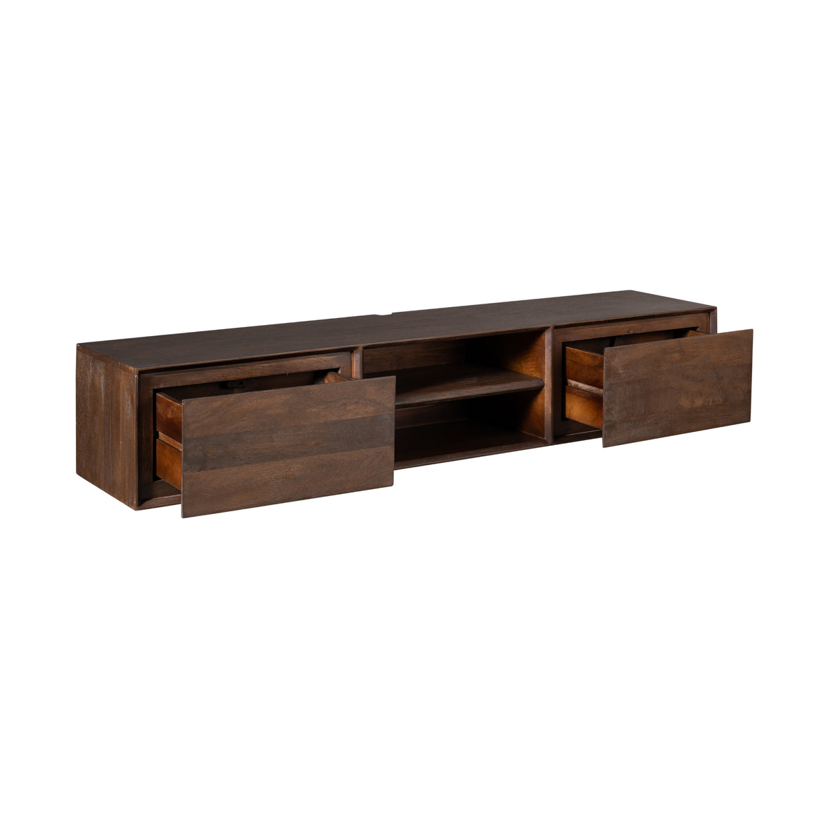 Zwevend tv-meubel Ambiance Brown | 160 cm