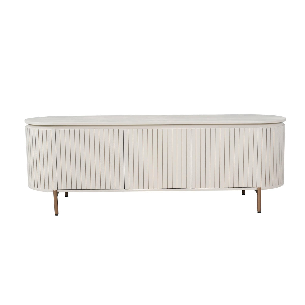 TV-meubel Solana zand mangohout 165 cm