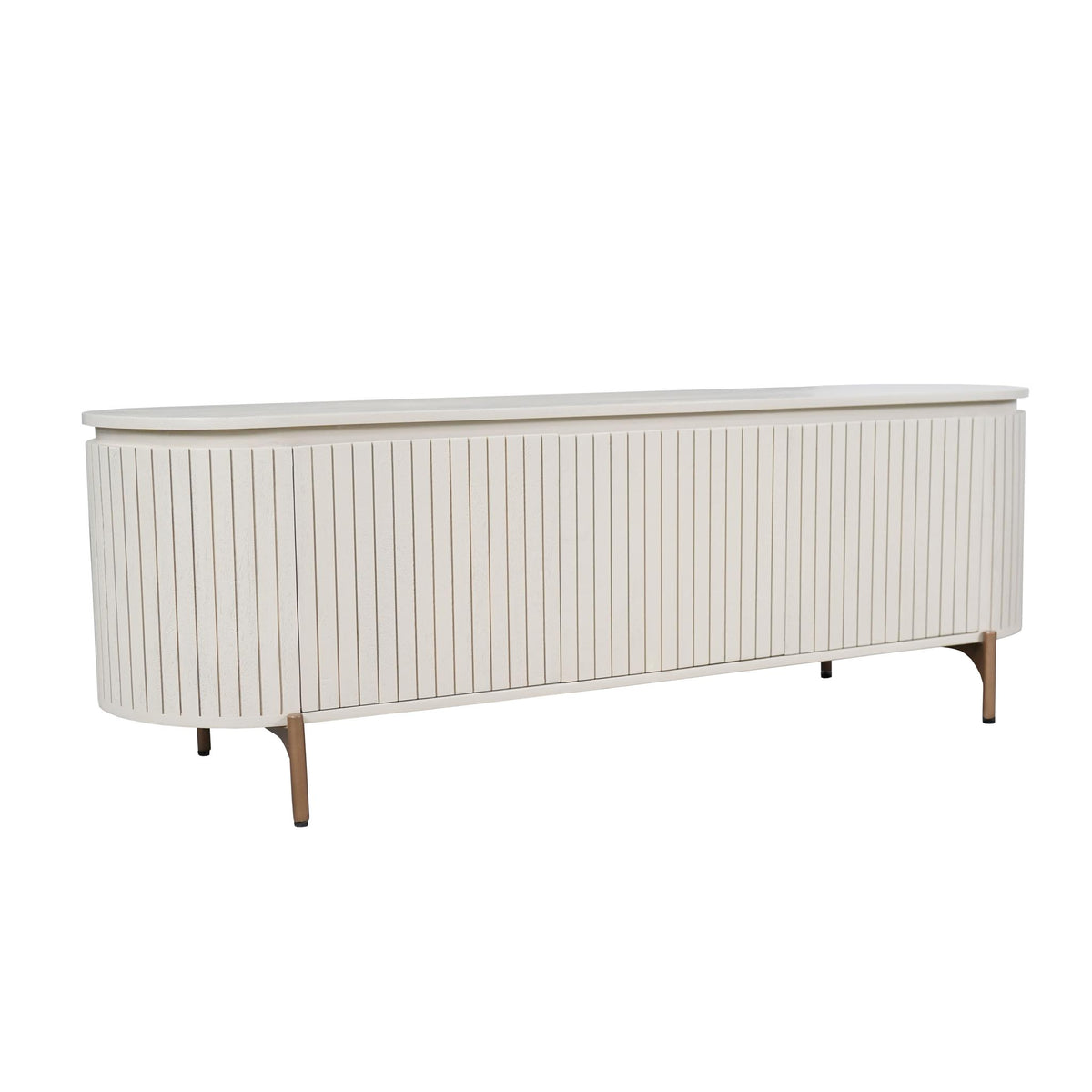 TV-meubel Solana zand mangohout 165 cm