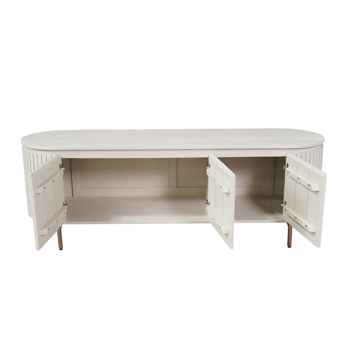 TV-meubel Solana zand mangohout 165 cm