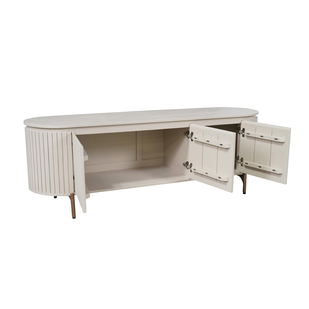 TV-meubel Solana zand mangohout 165 cm