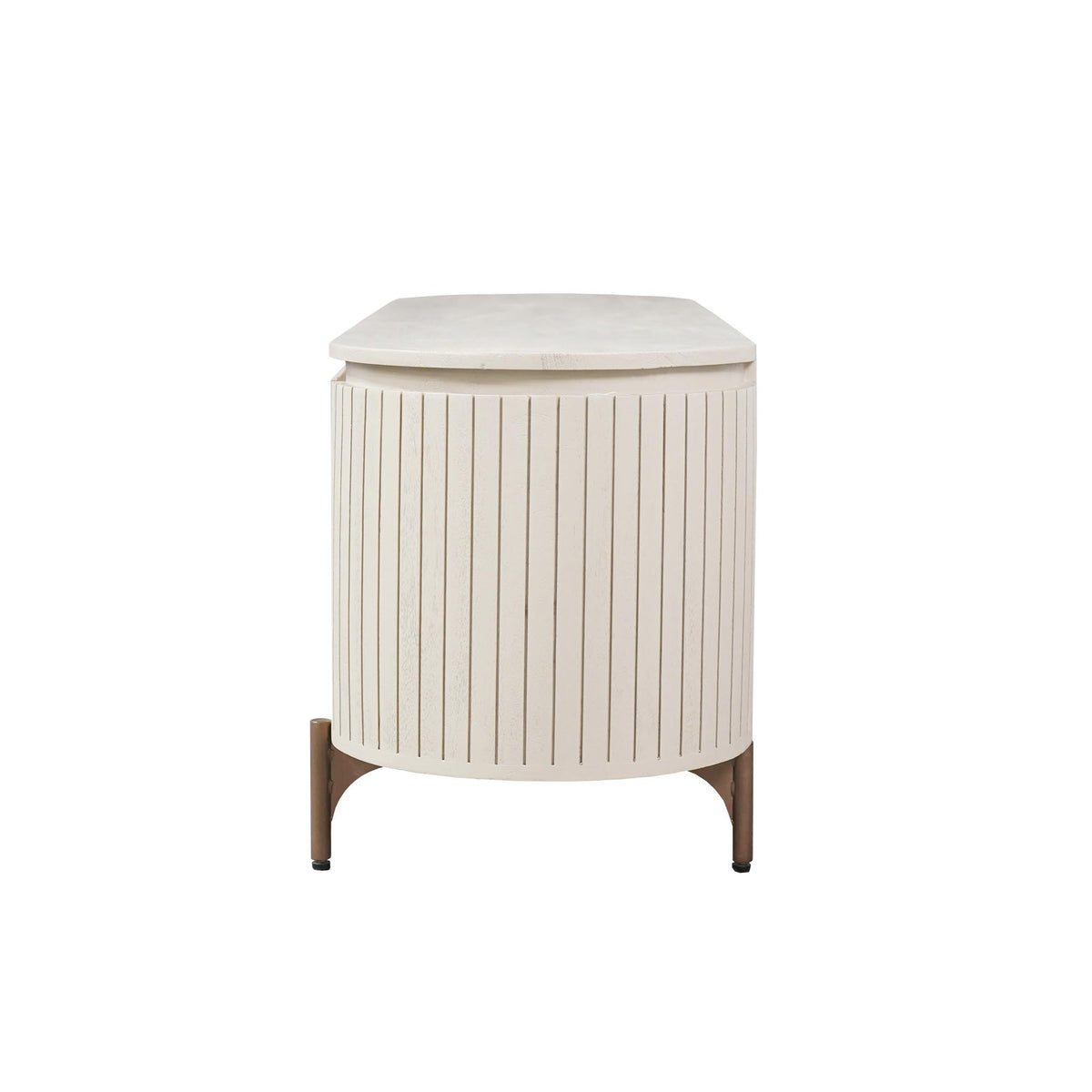 Tv-meubel Solana zand mangohout 210 cm