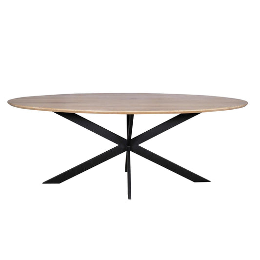 Eiken eettafel Ferris | Ovaal 280 cm | Naturel