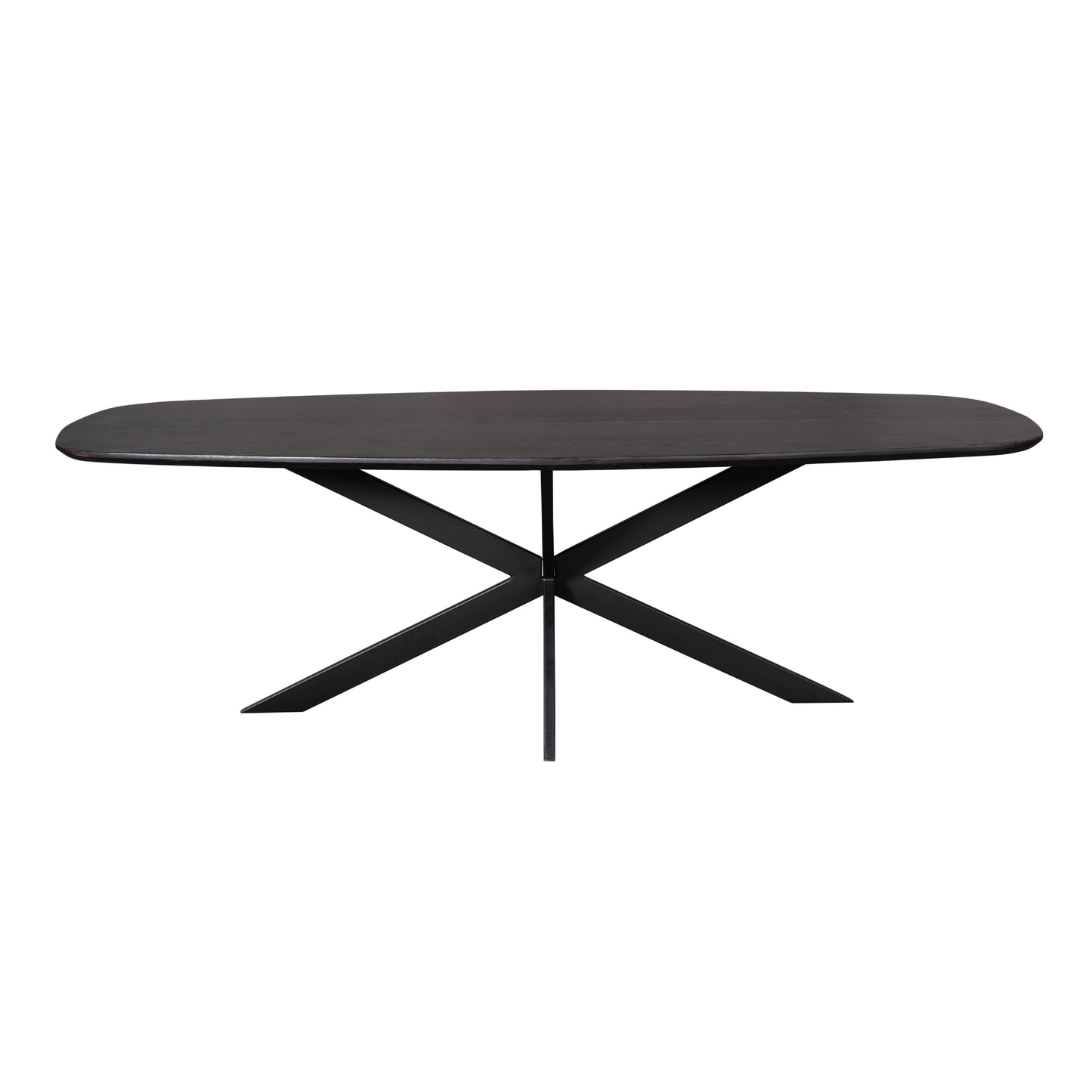 Eiken eettafel Ferris | Deens Ovaal 280 cm | Zwart