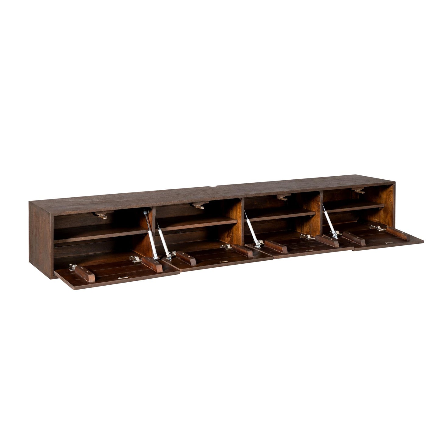 Zwevend tv-meubel Vision Brown | 200 cm