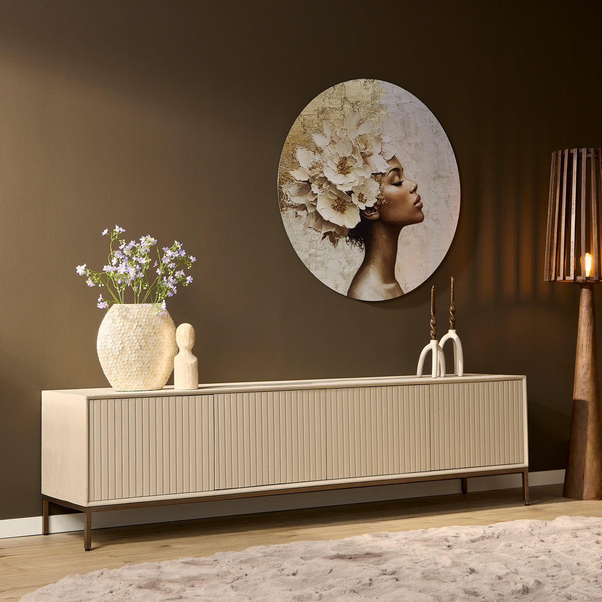 Tv-meubel Madison Zand | 210 cm
