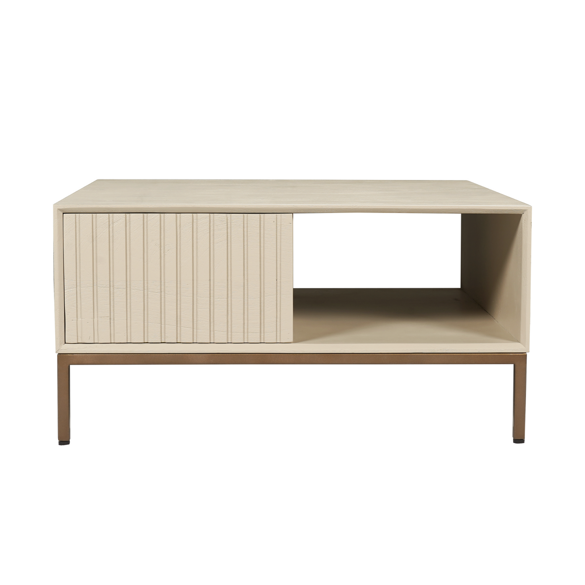 Salontafel Madison Zand | 80 cm | Vierkant