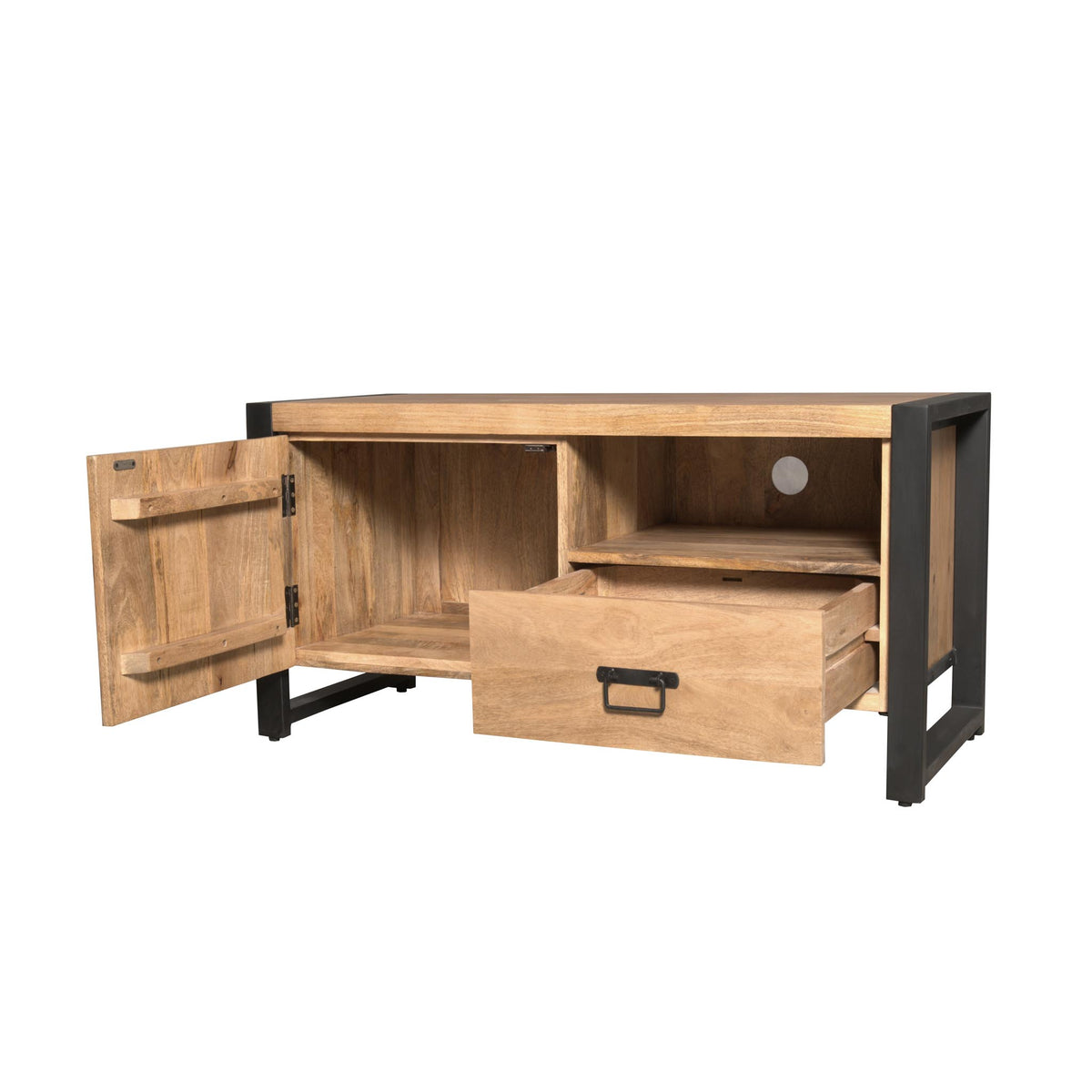 Tv-meubel Britt | 110 cm | met deur en open vak
