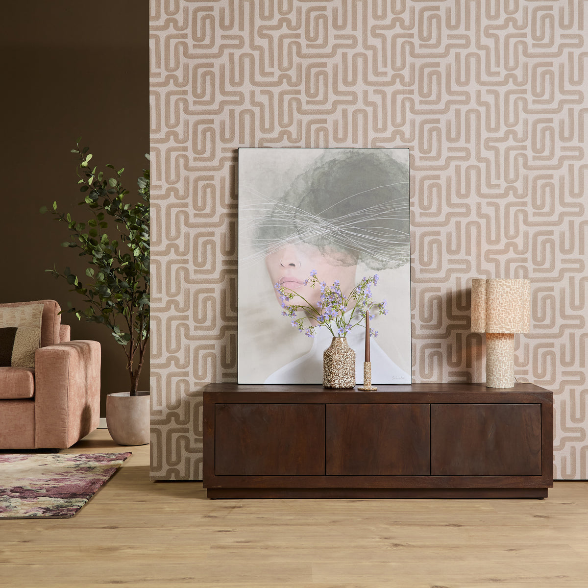 Tv meubel Brussel Bruin | 150 cm