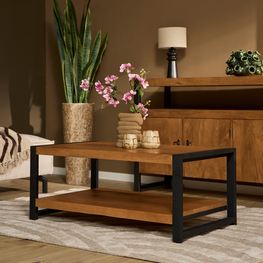 Salontafel Boaz met onderblad | 110 cm