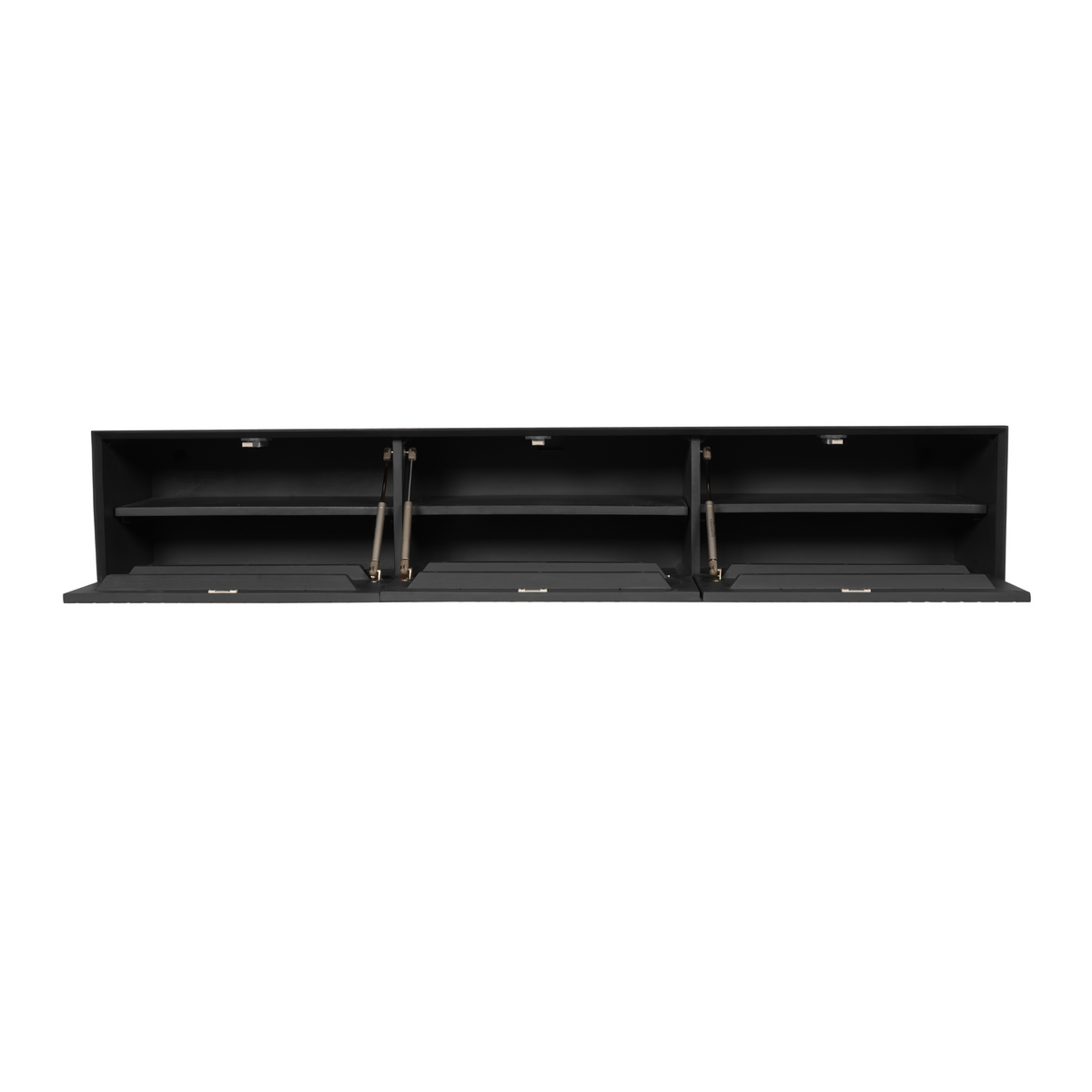 Zwevend tv-meubel Madison Zwart | 160 cm