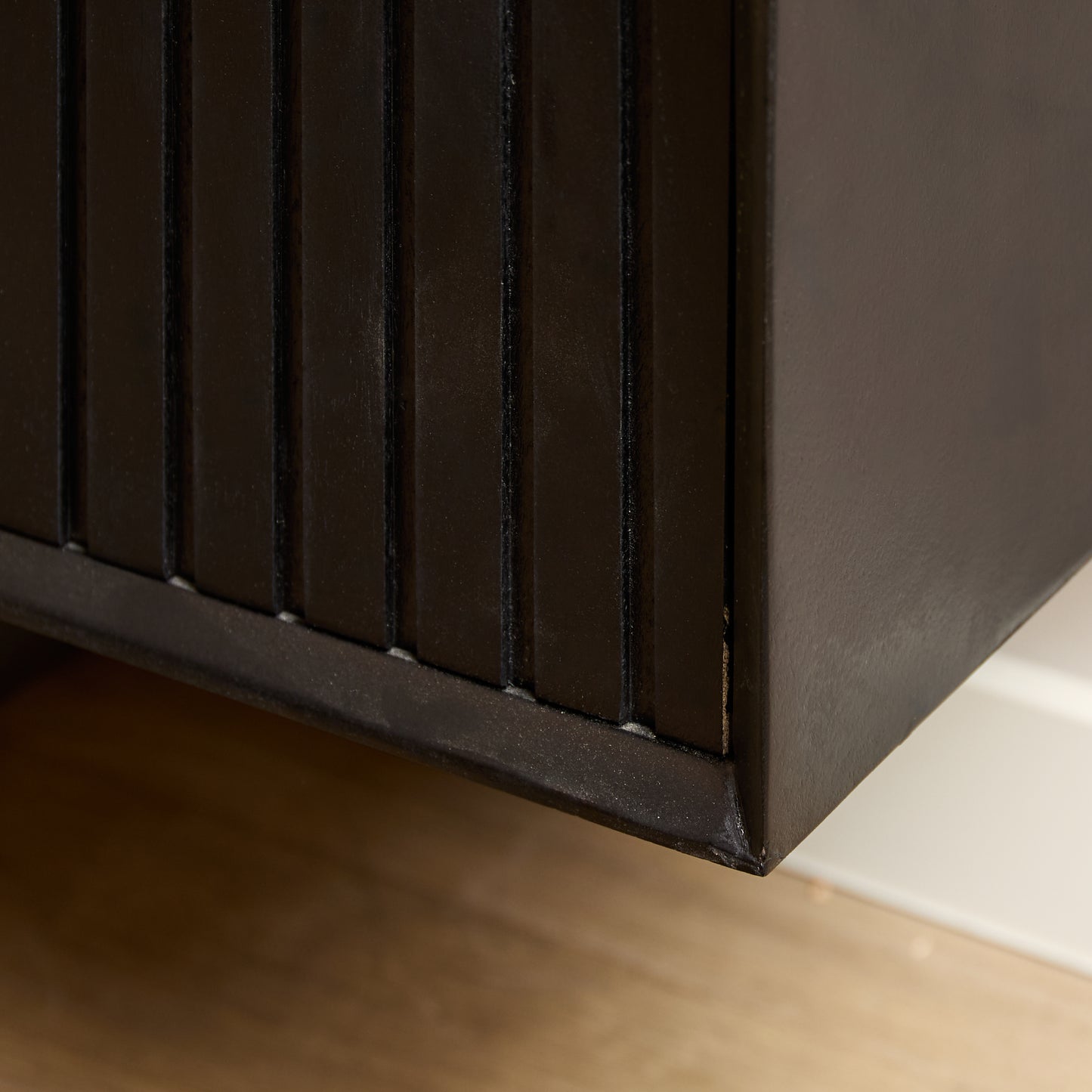 Zwevend tv-meubel Madison Zwart | 280 cm