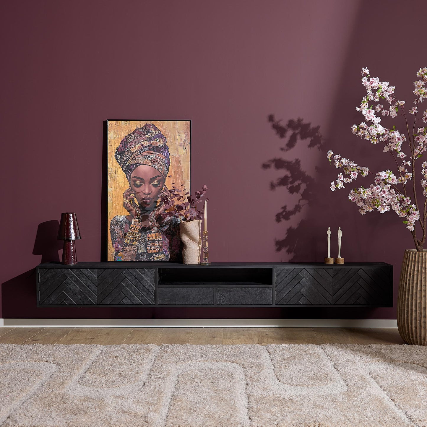 Zwevend tv-meubel New York | 240 cm