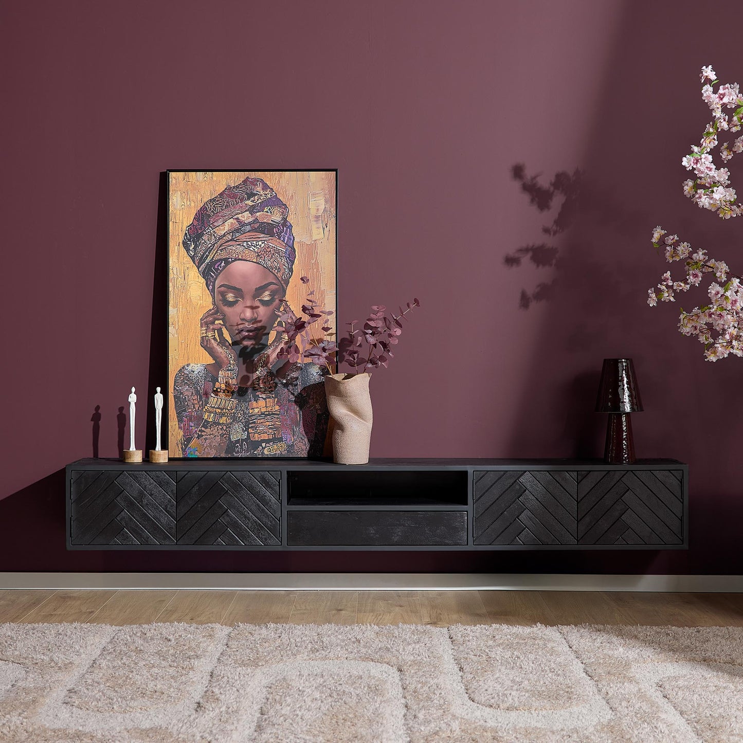 Zwevend tv-meubel New York | 240 cm