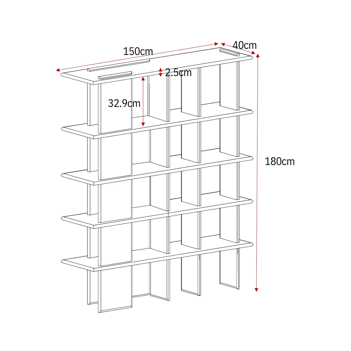 Tv-meubel Lina | 160 cm