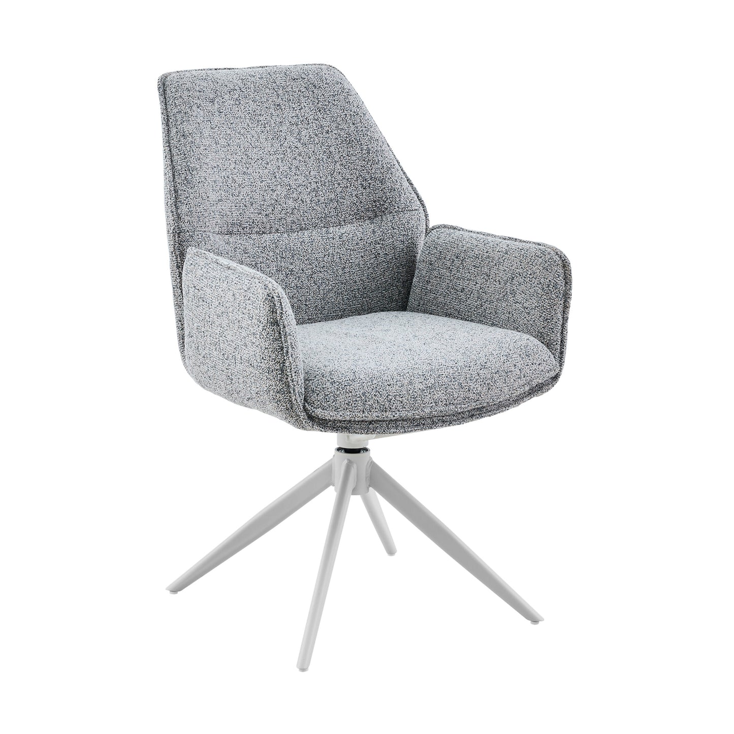 Eetkamerstoel Hera | Grijs | Met armleuning