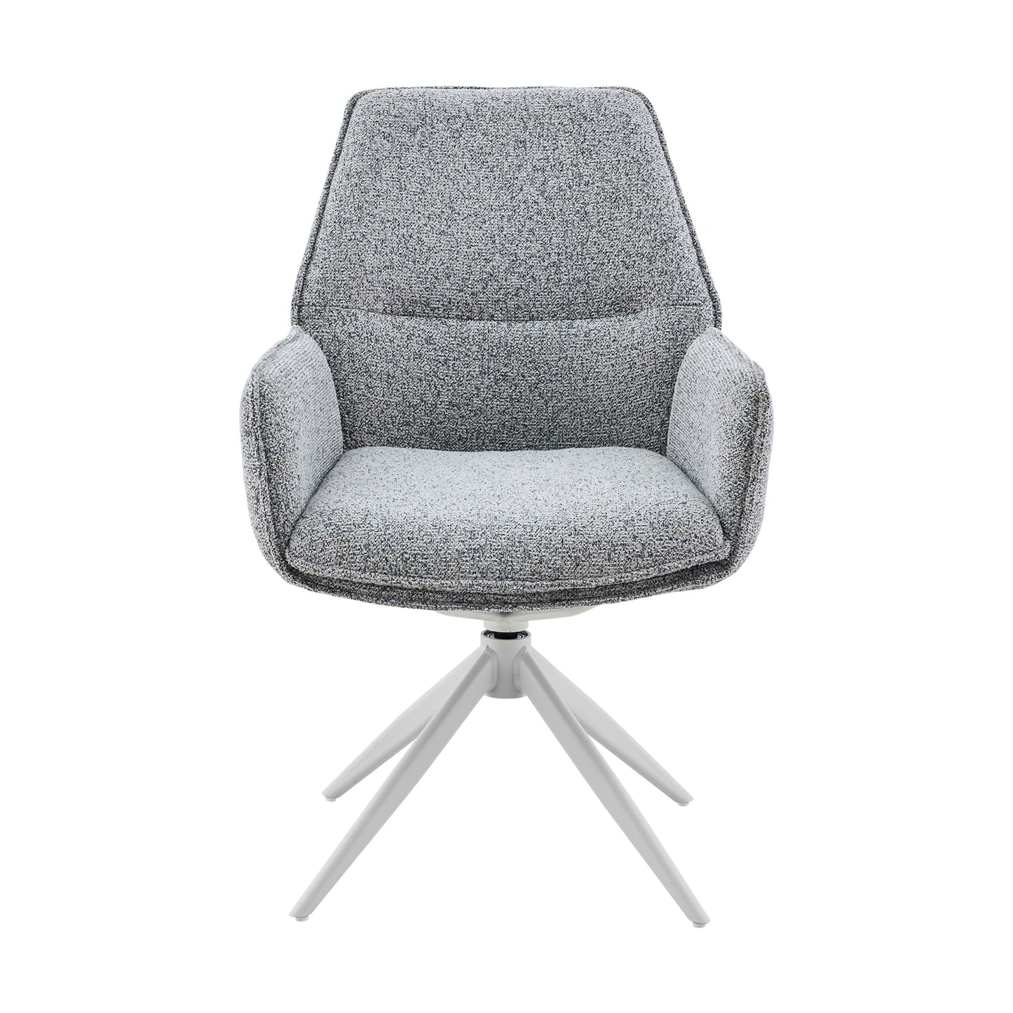 Eetkamerstoel Hera | Grijs | Met armleuning