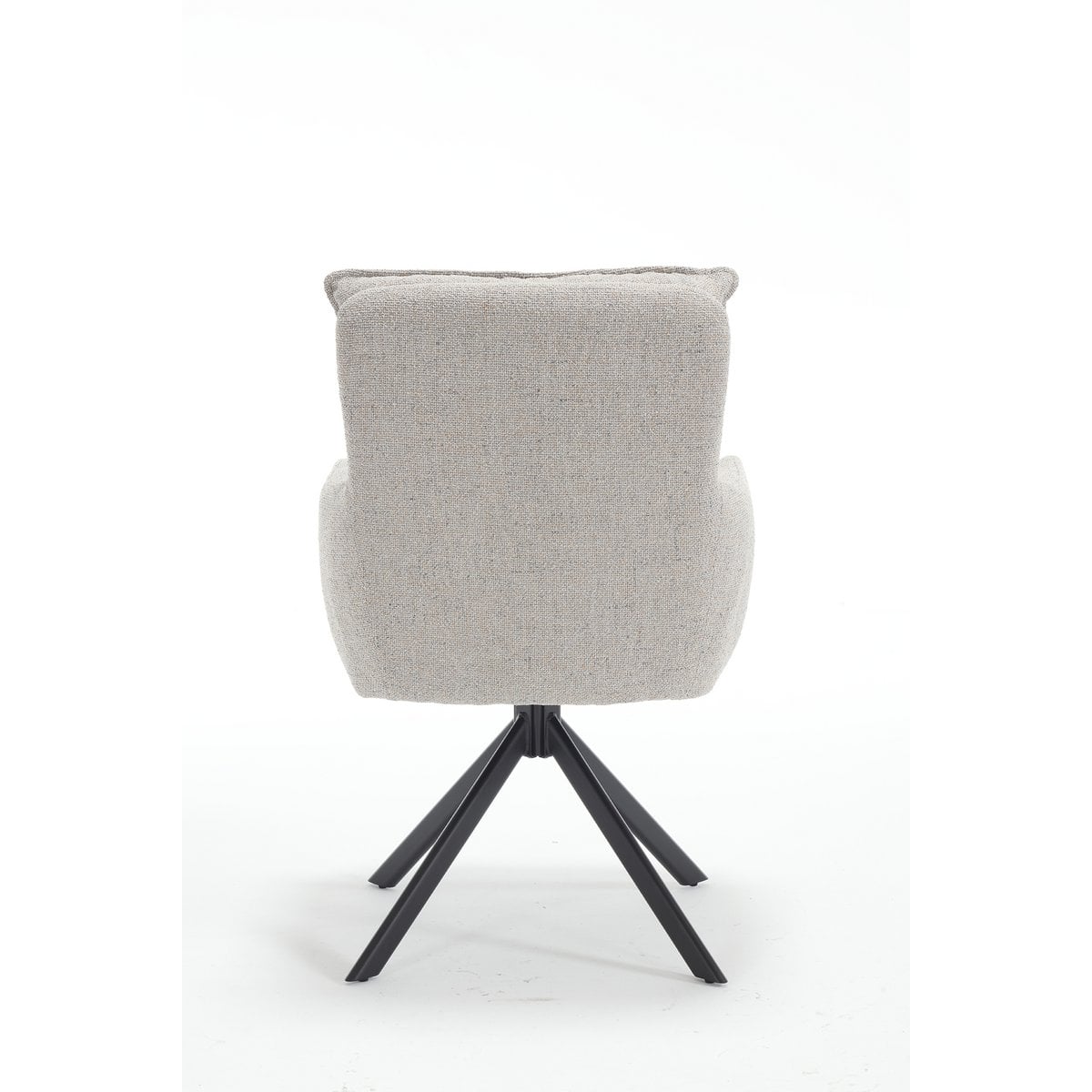 Fauteuil structuurstof grijs