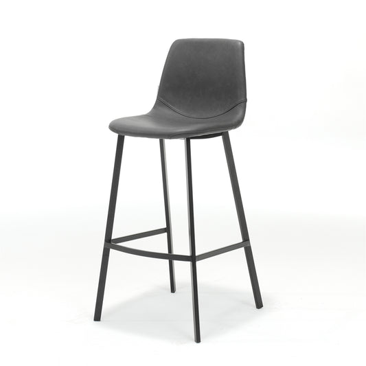 Barkruk Bari Stof Vintage Zwart
