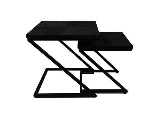 Vierkante Bijzettafel Set Van 2