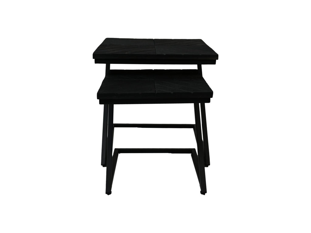 Vierkante Bijzettafel Set Van 2