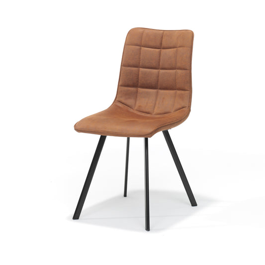 Eetkamerstoel Cora - Bull Microleder Camel