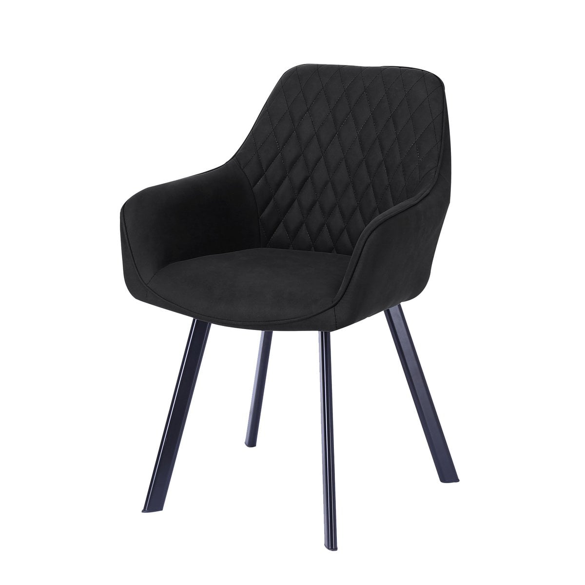 Set van 2 fauteuils, antraciet microvezel