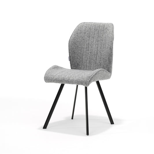 Eetkamerstoel Donny Stof Oasis Grey