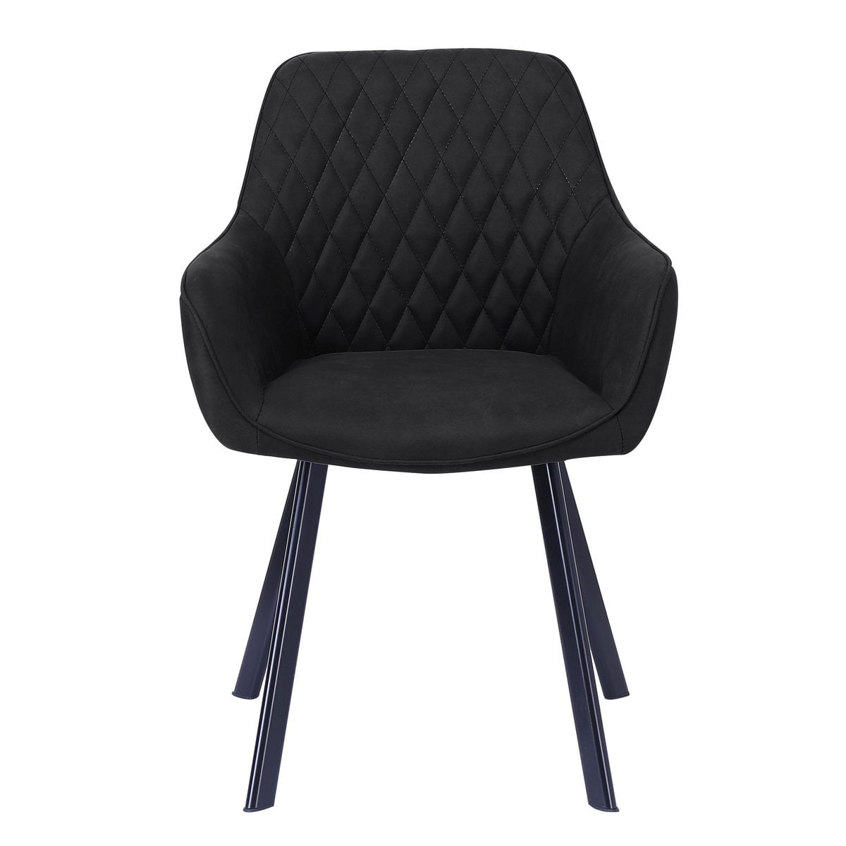 Set van 2 fauteuils, antraciet microvezel