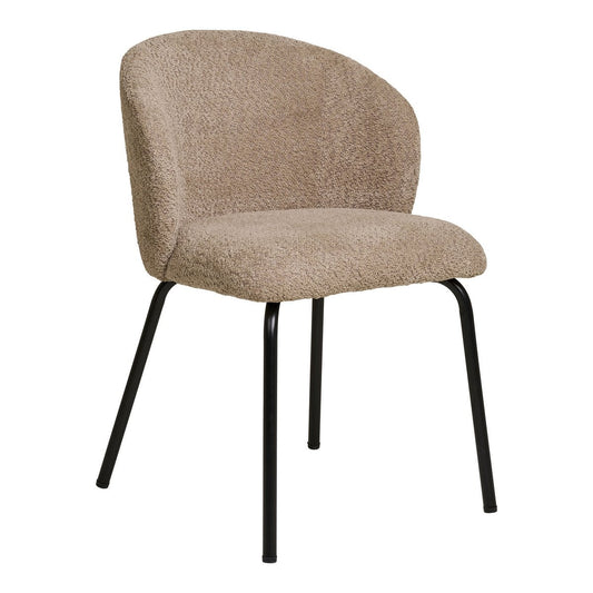 Safira Eetkamerstoel - Beige, 58x56x79cm - Set van 2