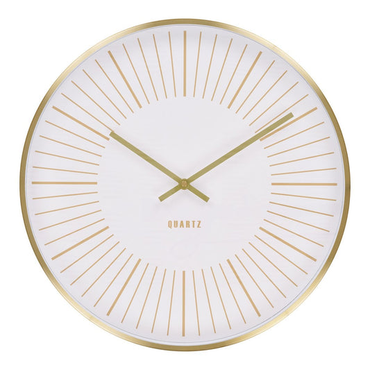 Takamaka Wall Clock - Goud, aluminium/glas, Ø40 cm