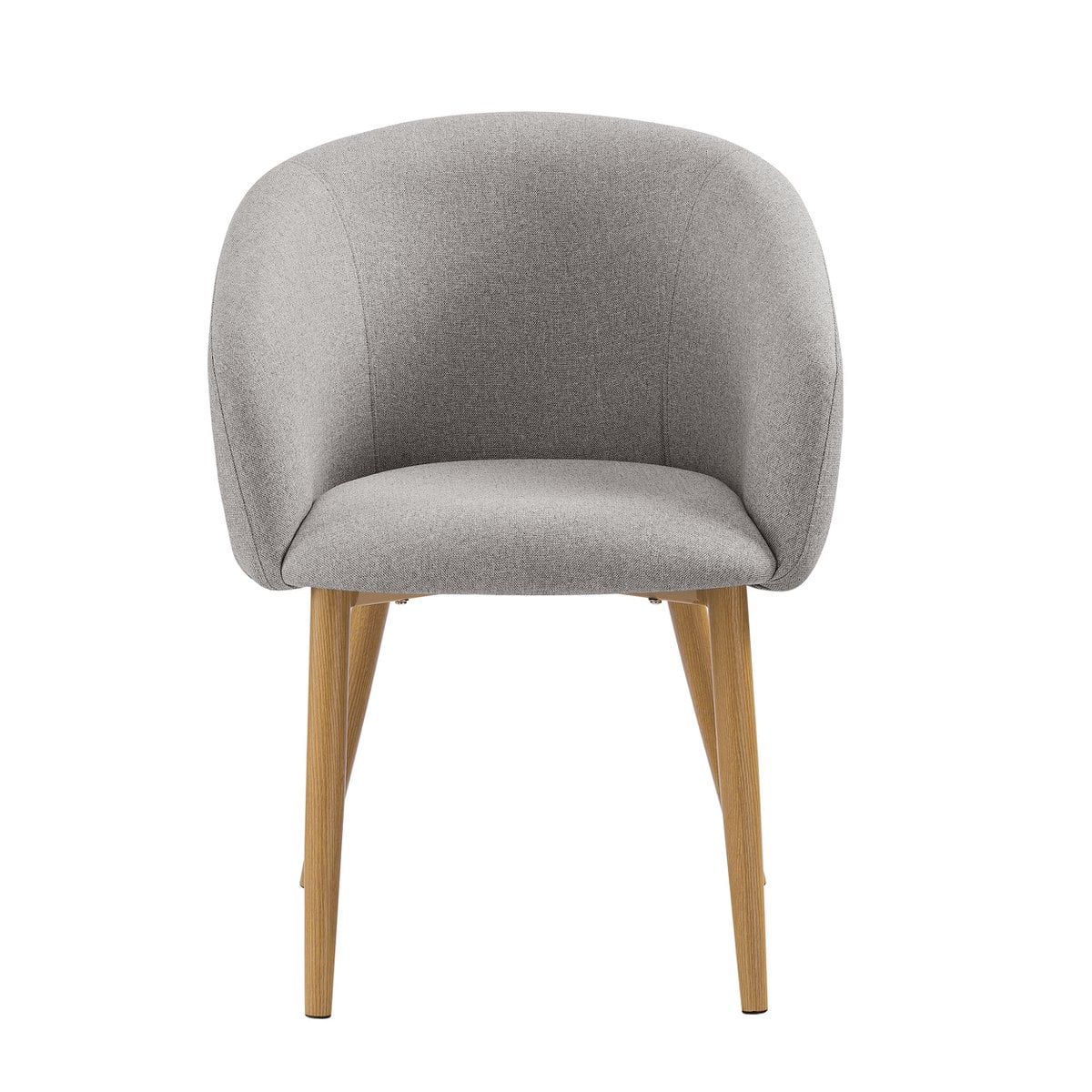 Fauteuilset van 2 structuurstof taupe